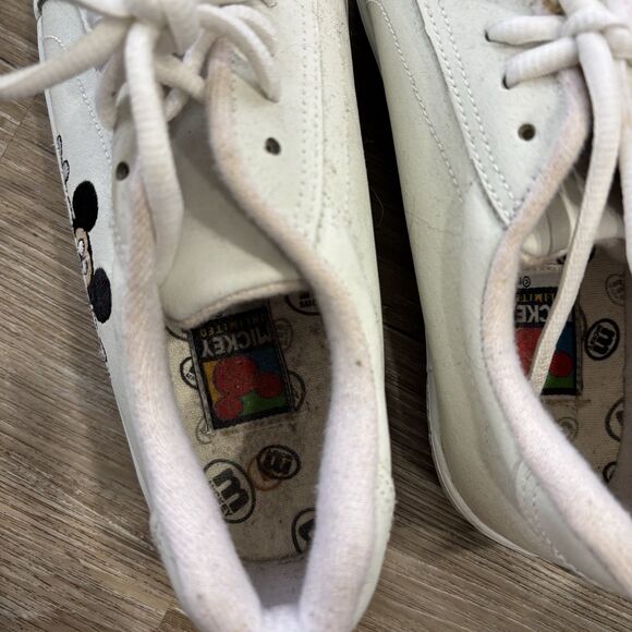 Disney Shoes Womens Size 8 Mickey Mouse Vintage White Sneakers Disney World - Picture 4 of 7